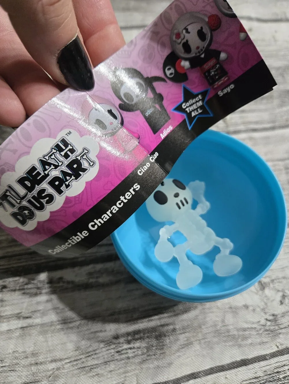 Tokidoki ‘Til Death Do Us Part Chase Glow In The Dark Chase Figure HTF Skeleton